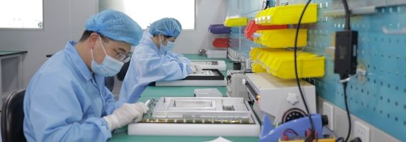 flat panel detector manufacture